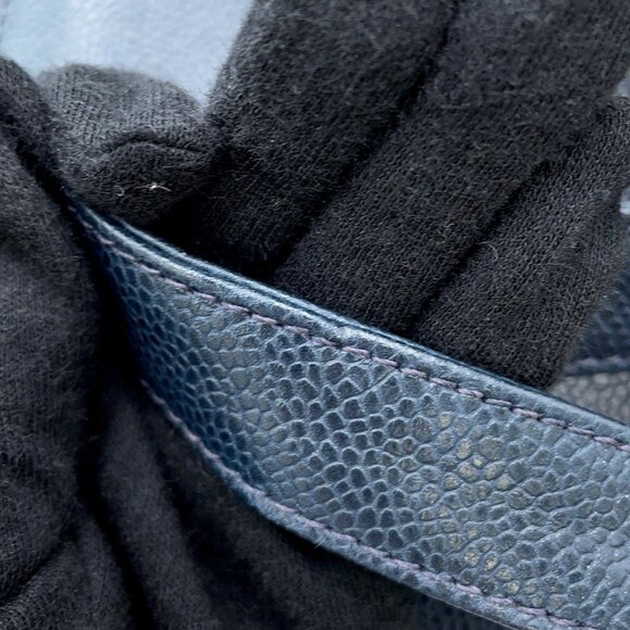 CHANEL Blue Logo Shoulder Bag - Picture 15 of 16